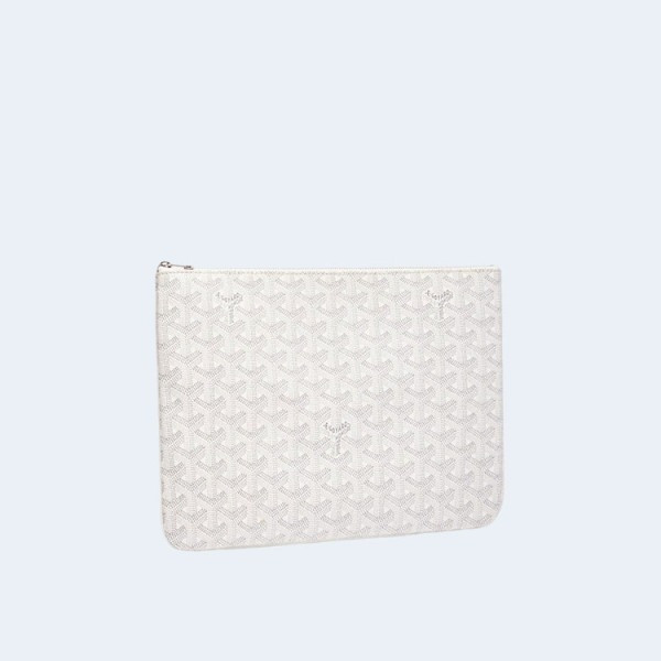 고야드 세나 클러치 MM 화이트