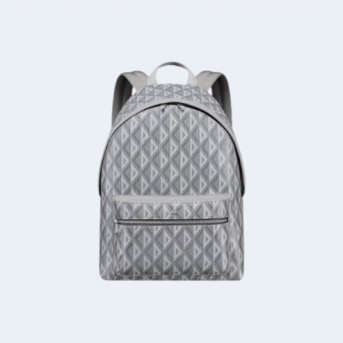 디올 라이더 지퍼 백팩 그레이 CD 다이아몬드