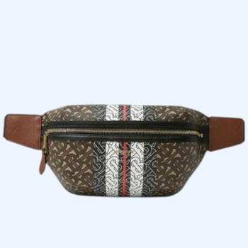 버버리 모노그램 스트라이프 벨트백