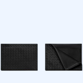 보테가베네타 인트레치아토 투톤 하프 지퍼 파우치