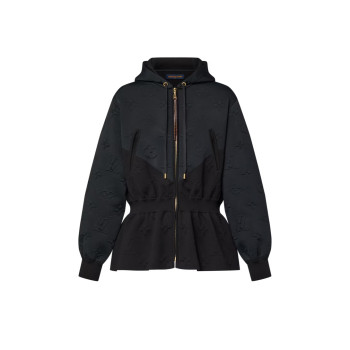 3D 모노그램 페플럼 후디