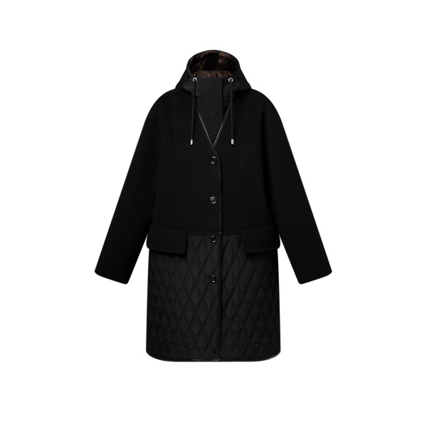 퀼트 액센트 코트