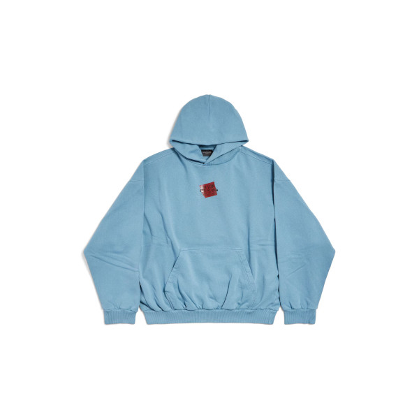 남성 테이프드 발렌시아가 백 미디엄 핏 후디