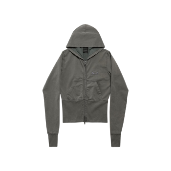 여성 루프 스포츠 아이콘 하이 립 집업 후디