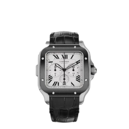 산토스 드 까르띠에 크로노그래프 워치 43.3 WSSA0017