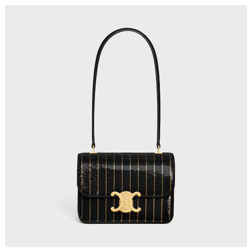 틴 가란스 백 - 스트라이프 시퀸