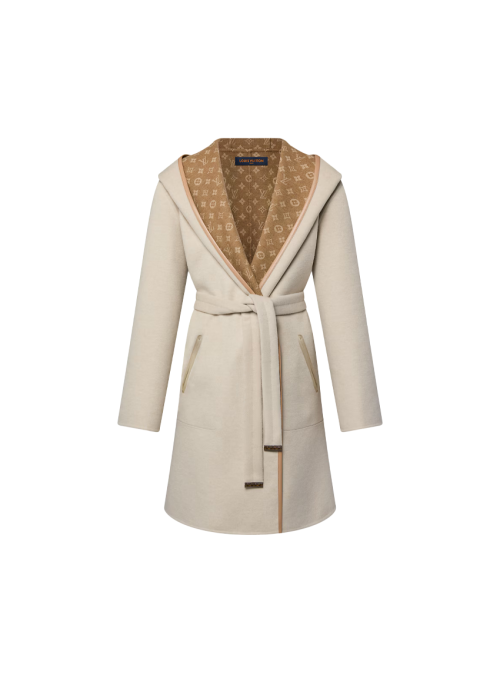 리버서블 시그니처 후디드 랩 코트