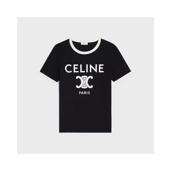CELINE PARIS 티셔츠 - 코튼 저지