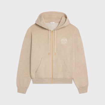 지퍼 블라종 후디 - 캐시미어 코튼