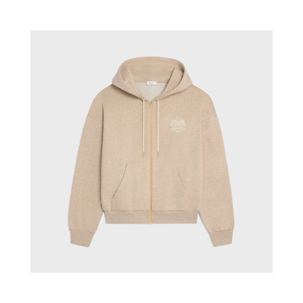 지퍼 블라종 후디 - 캐시미어 코튼