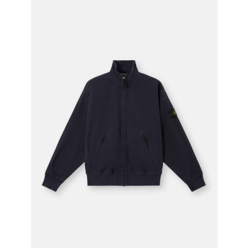 지퍼 포켓 디테일 오버사이즈 핏 트랙 재킷