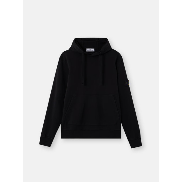 파우치 포켓 레귤러 핏 후드 스웨트셔츠