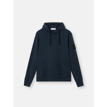 파우치 포켓 레귤러 핏 후드 스웨트셔츠