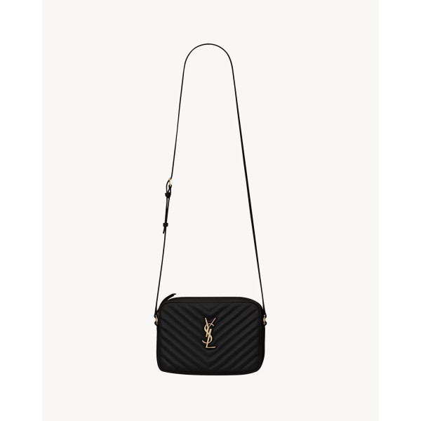 퀼트 처리된 가죽 소재의 LOU 카메라백