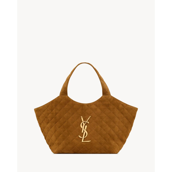 퀼팅 스웨이드 소재 ICARE 미디엄백