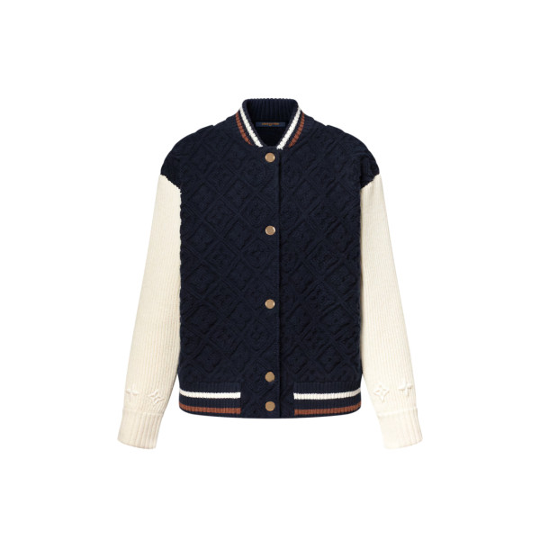 모노그램 타월링 바시티 재킷