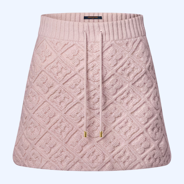 모노그램 타월링 미니 스커트