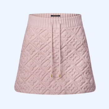 모노그램 타월링 미니 스커트