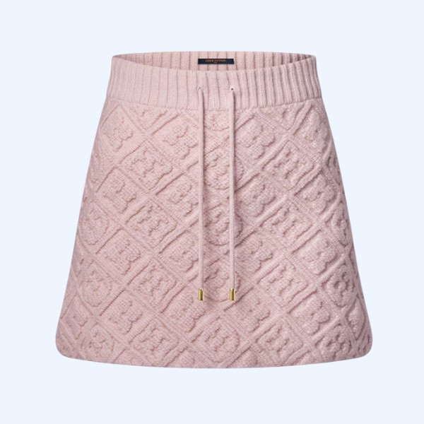 모노그램 타월링 미니 스커트