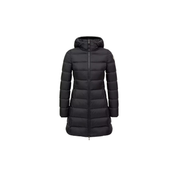 Gie 후드 롱 다운 재킷