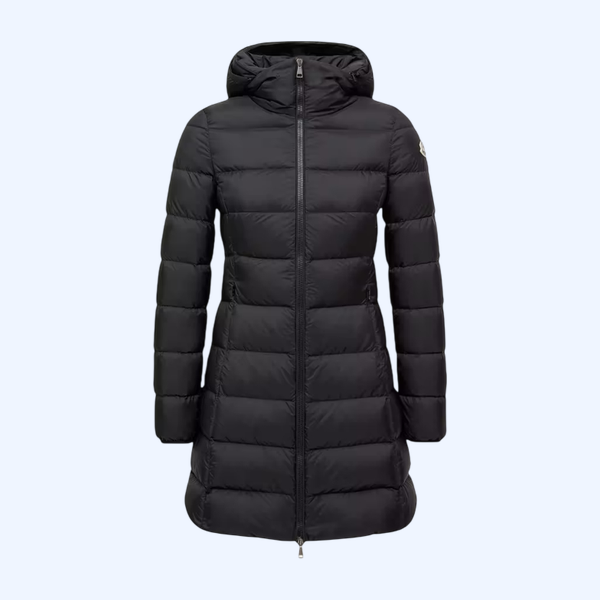 Gie 후드 롱 다운 재킷