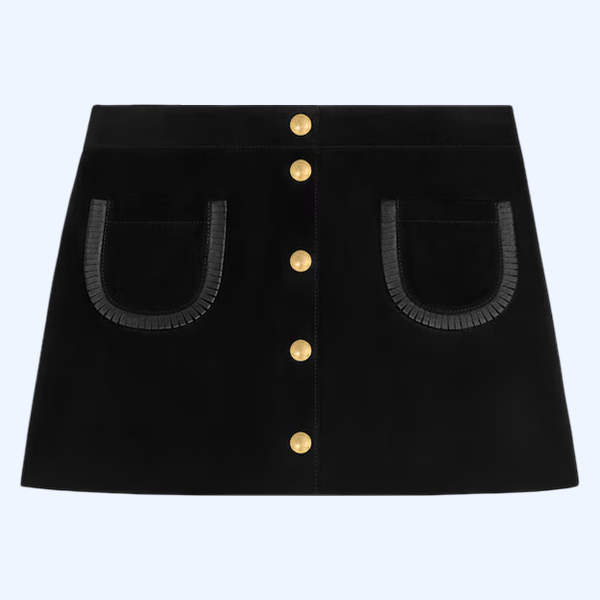 미니 스커트 - 스웨이드