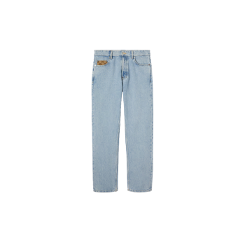 GG 인서트 워시드 데님 팬츠