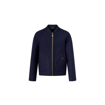 더블 페이스 울 리버서블 블루종