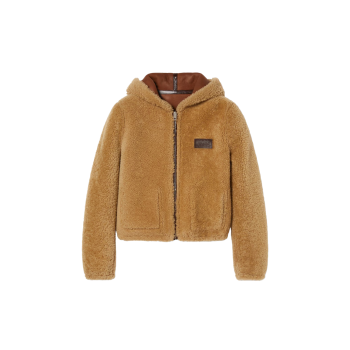 리버서블 시어링 봄버 재킷