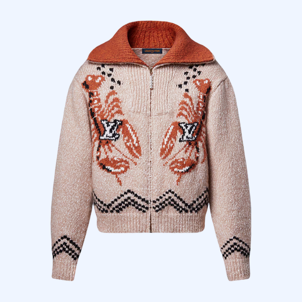 루이비통 25FW LV 니트 블루종