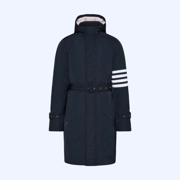 폴리 트윌 4-바 다운필 파카