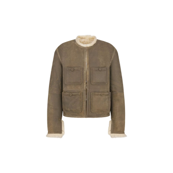 블루종 재킷 양가죽