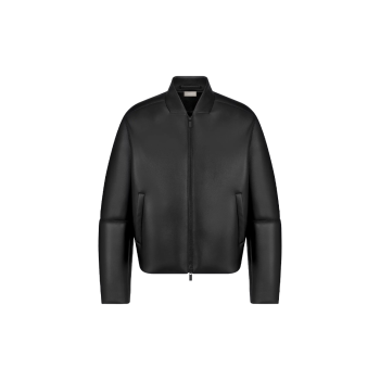 박시 블루종 재킷 양가죽