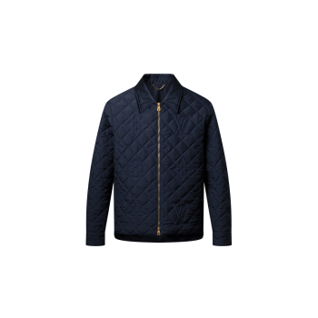 퀼티드 모노그램 오버셔츠