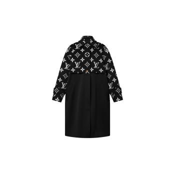 오버사이즈드 모노그램 액센트 코트