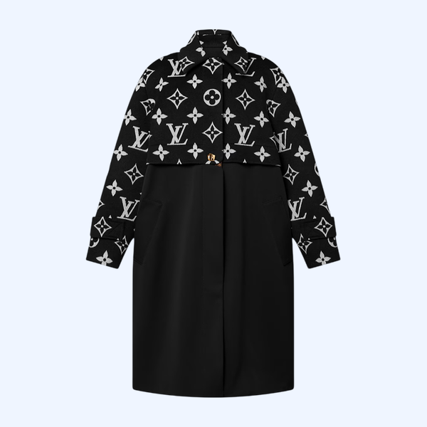 오버사이즈드 모노그램 액센트 코트