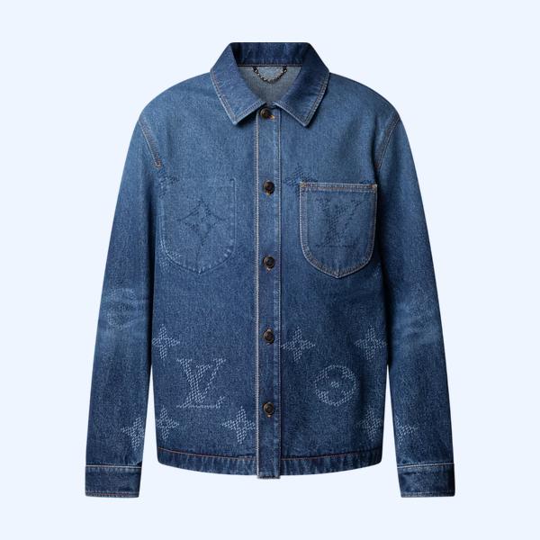 모노그램 데님 워크웨어 오버셔츠