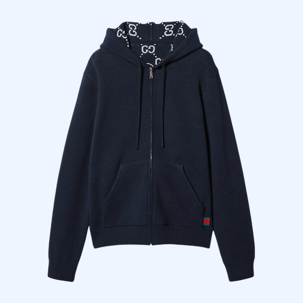 GG 리버서블 집업 후드