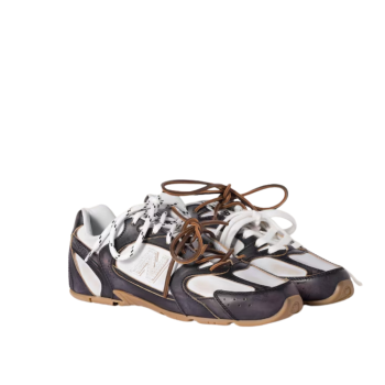 New Balance X Miu Miu 530 SL 테코 송아지 가죽 스니커즈