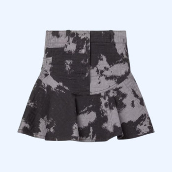 FF 애니멀리어 데님 진 스커트