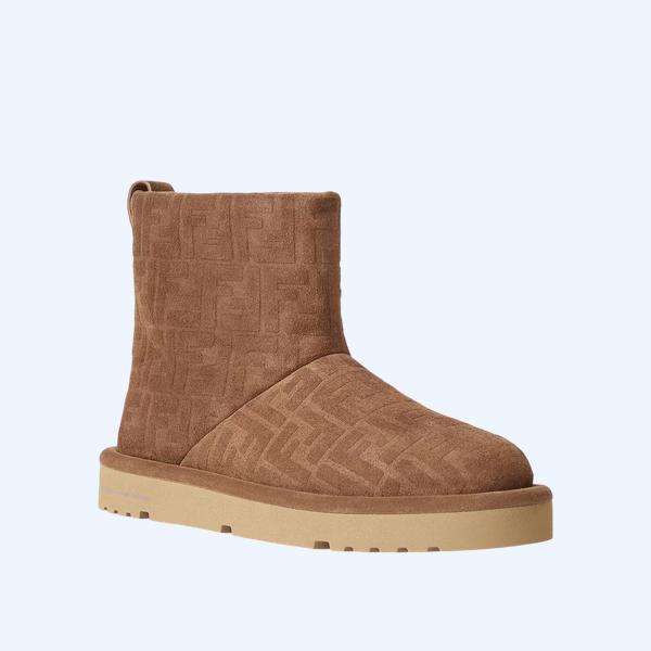 앵클 부츠 가죽