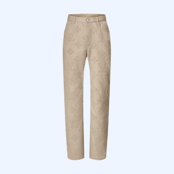 모노그램 엠브로이더드 스케이트 팬츠