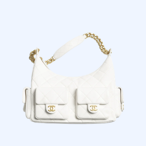 맥시 호보 백 화이트