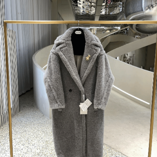 막스마라 테디베어 아이콘 롱 코트