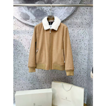 Brunello Cucinellid항공점퍼 캐시미어