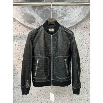 에르메스 악어무늬 가죽재킷