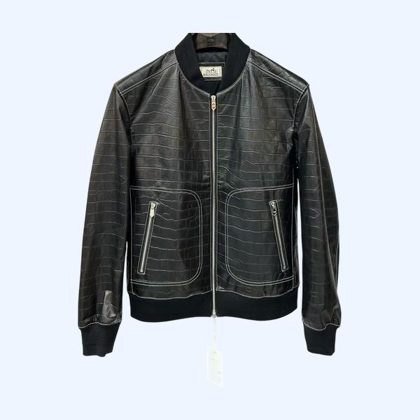 에르메스 악어무늬 가죽재킷