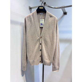 버버리 브레스티드 V넥 긴팔 스웨터