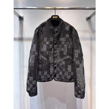 LV 데님 트튀드 싱글 브레스티드 재킷