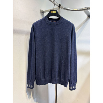 LV 모노그램 커프 크루넥 스웨터